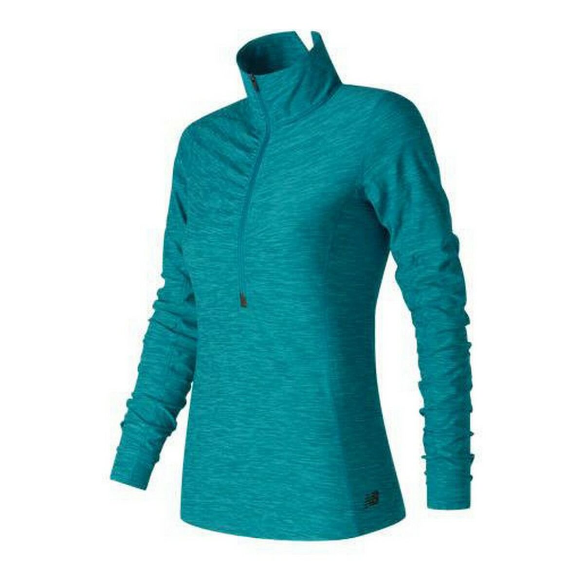 Women's long sleeve T-shirt New Balance WT71102 Green (XS)