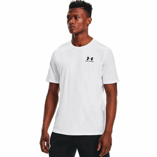 Short-sleeve Sports T-shirt Under Armour Sportstyle Left Chest White