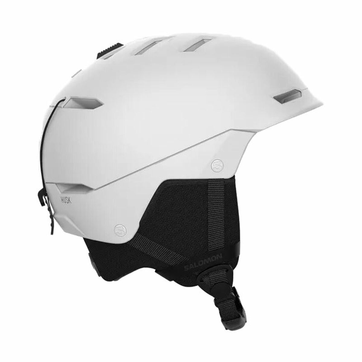Ski Helmet  Snowboarding Salomon  Husk  White Black Unisex S 56-60 cm 56-58