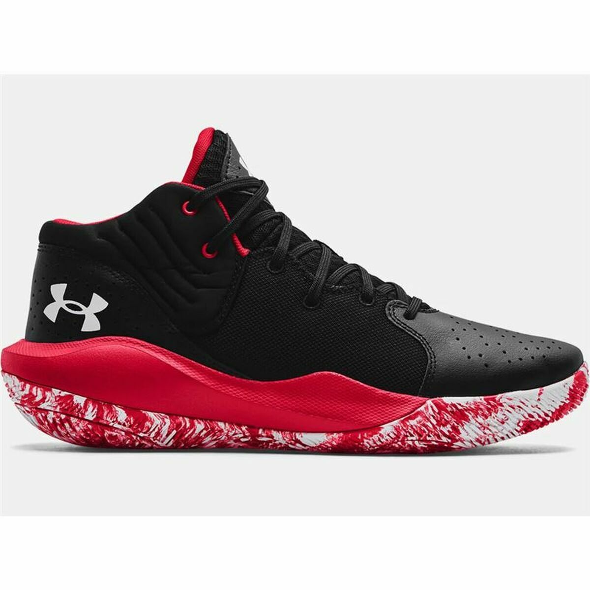 Basketball Shoes for Adults Under Armour Jet '21  Black Red