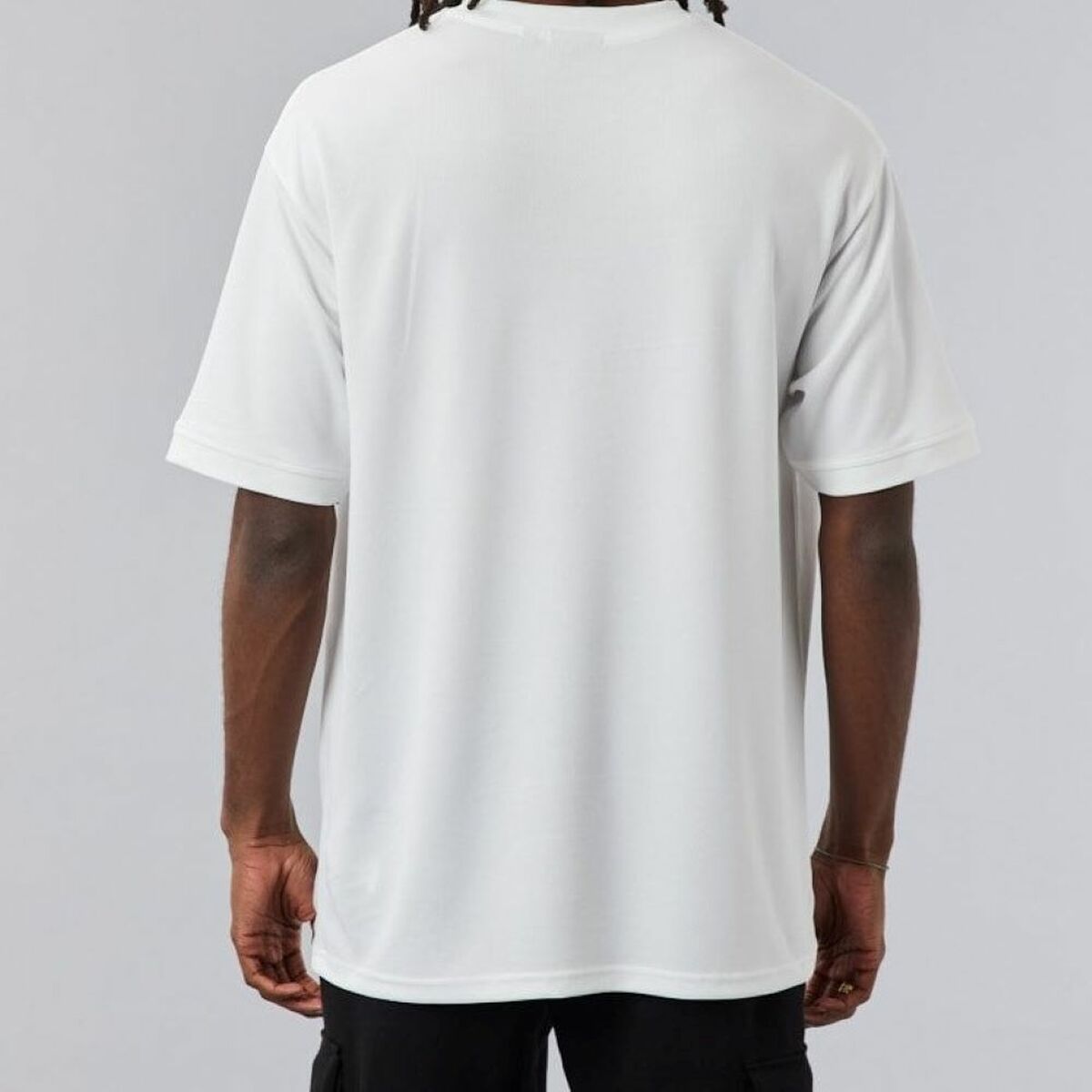 Short Sleeve T-Shirt NBA SCRIPT MESH New Era WHIFDR 60284736 White