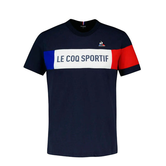 Men’s Short Sleeve T-Shirt TRI TEE SS Nº1 M SKY CAPTAIN Le coq sportif 2310010 Navy Blue