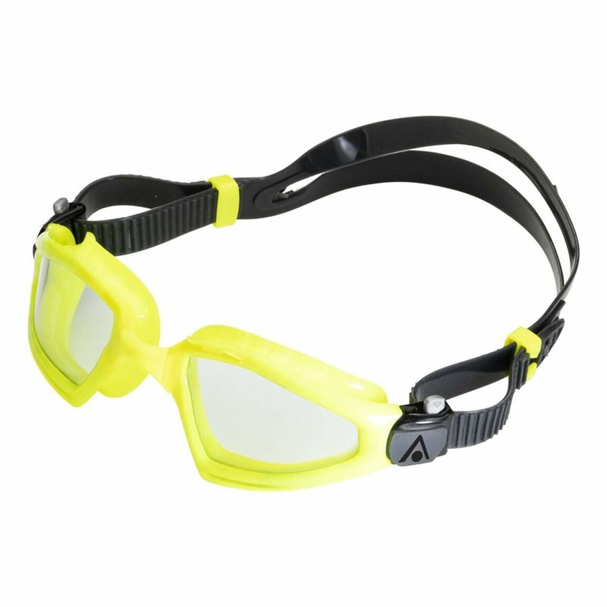Adult Swimming Goggles Aqua Sphere Kayenne Pro Clear Yellow Black One size