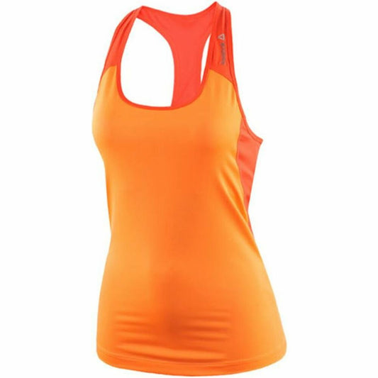 Women's Sleeveless T-shirt Reebok WOR Racerback LBTOP Orange