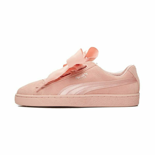 Sports Trainers for Women Puma Suede Heart Ep Yellow