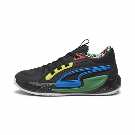 Basketball Shoes for Adults Puma  Court Rider Chaos Black