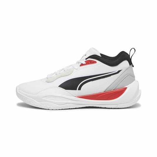 Basketball Shoes for Adults Puma Playmaker Pro Plus White