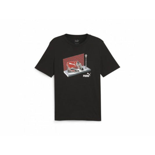 Men’s Short Sleeve T-Shirt Puma NEAKER BOX TEE 680175 01 Black