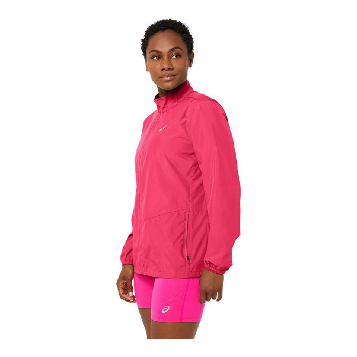 Women's Rainproof Jacket Asics Core Fuchsia