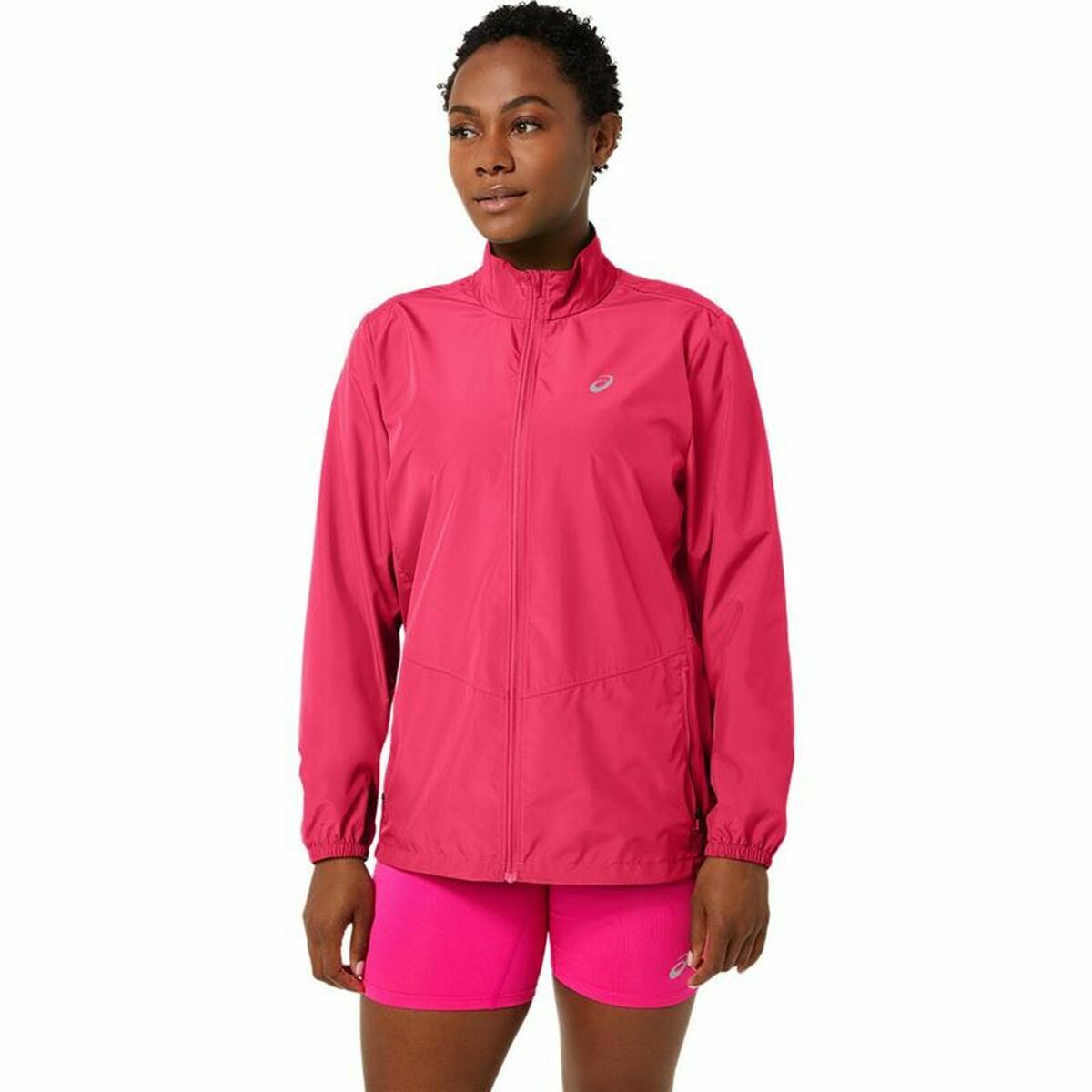 Women's Rainproof Jacket Asics Core Fuchsia