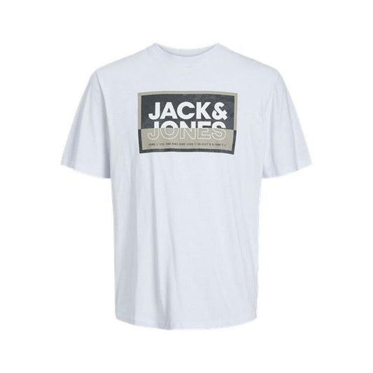 Men’s Short Sleeve T-Shirt Jack & Jones COLOGAN TEE SS 12253442  White