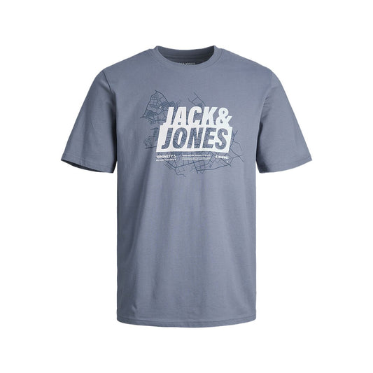 Men’s Short Sleeve T-Shirt Jack & Jones JCOMAP SUMMER 12257908 Blue