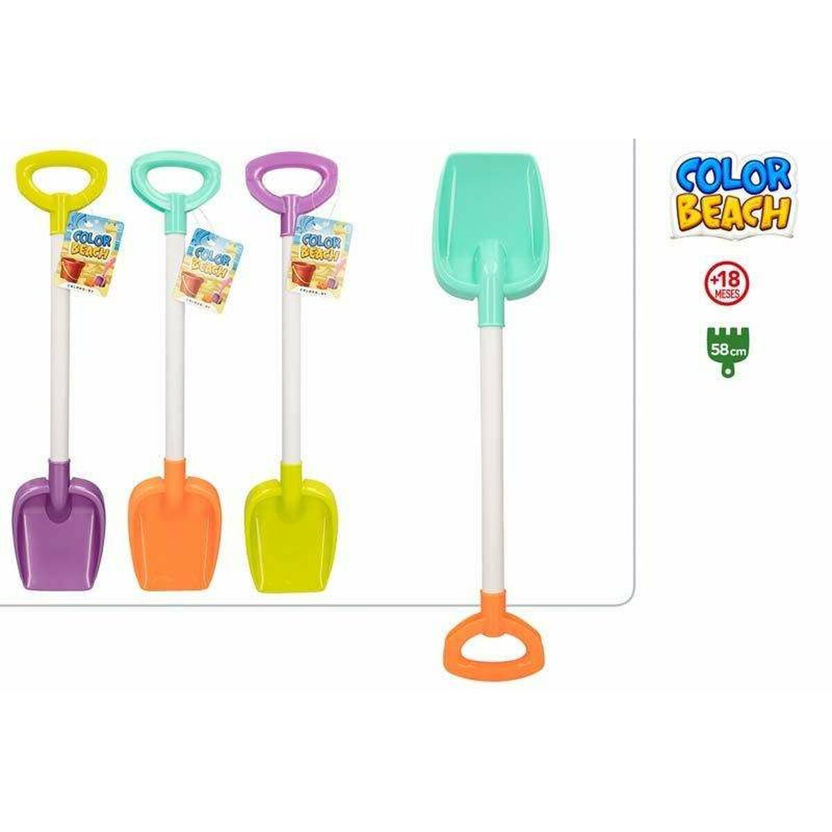 Plastic Shovel Colorbaby 58 cm