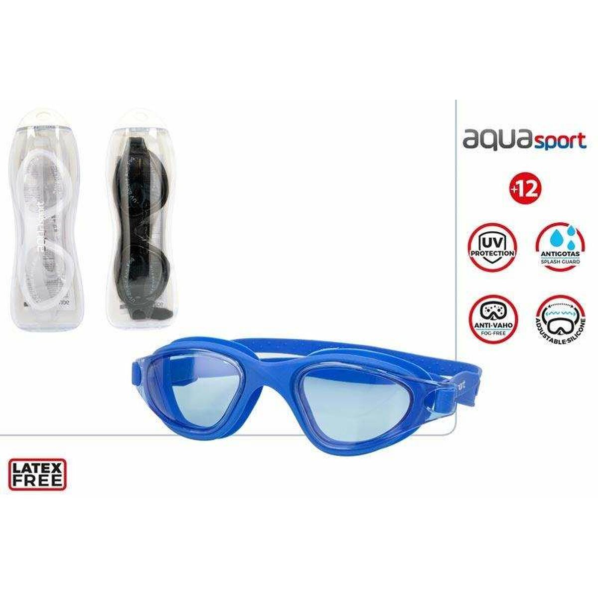 Adult Swimming Goggles Colorbaby Aqua Sport Silicone Anti-mist system