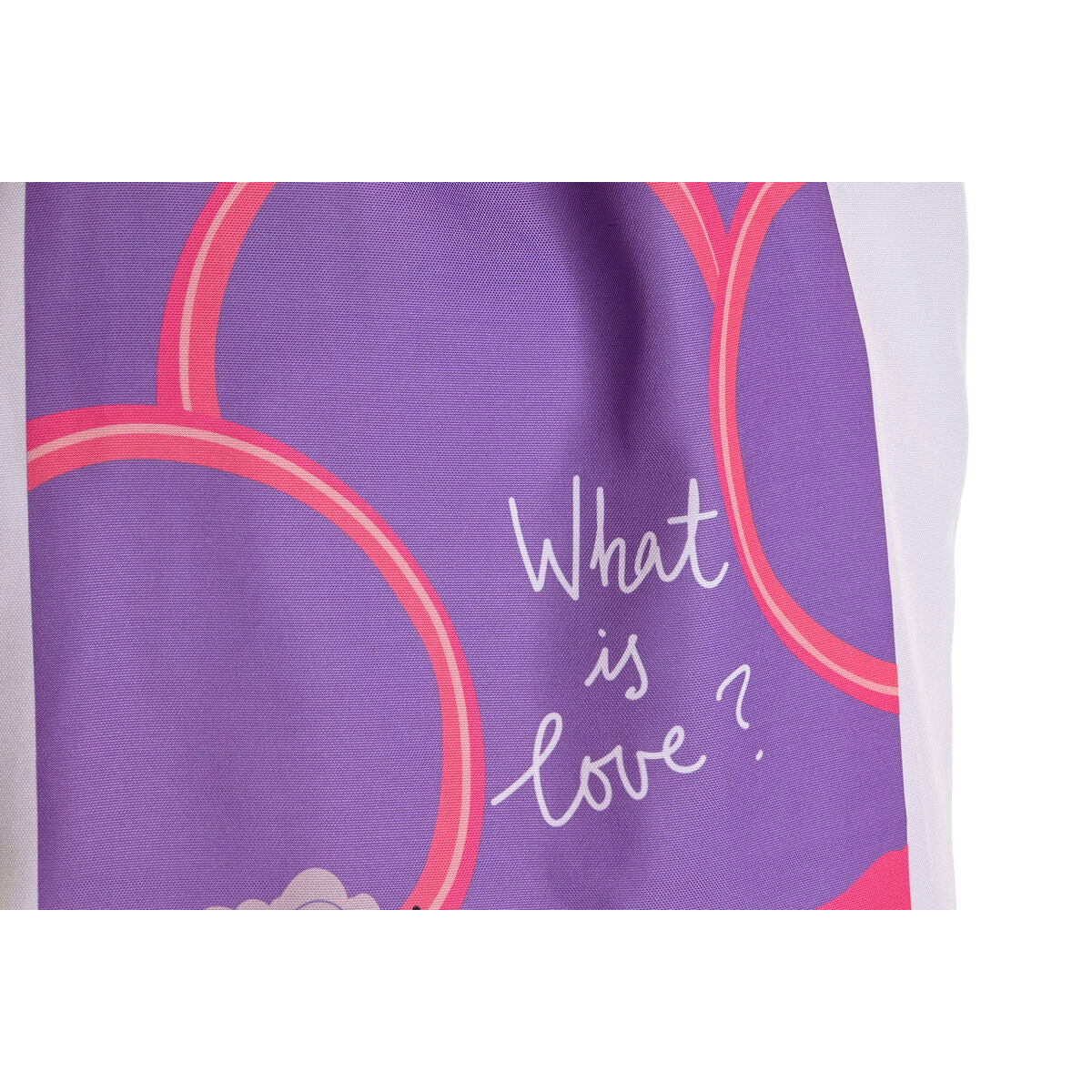 Fabric bag DKD Home Decor White polialgodon Polyester 43 x 15 x 40 cm (4 Units)