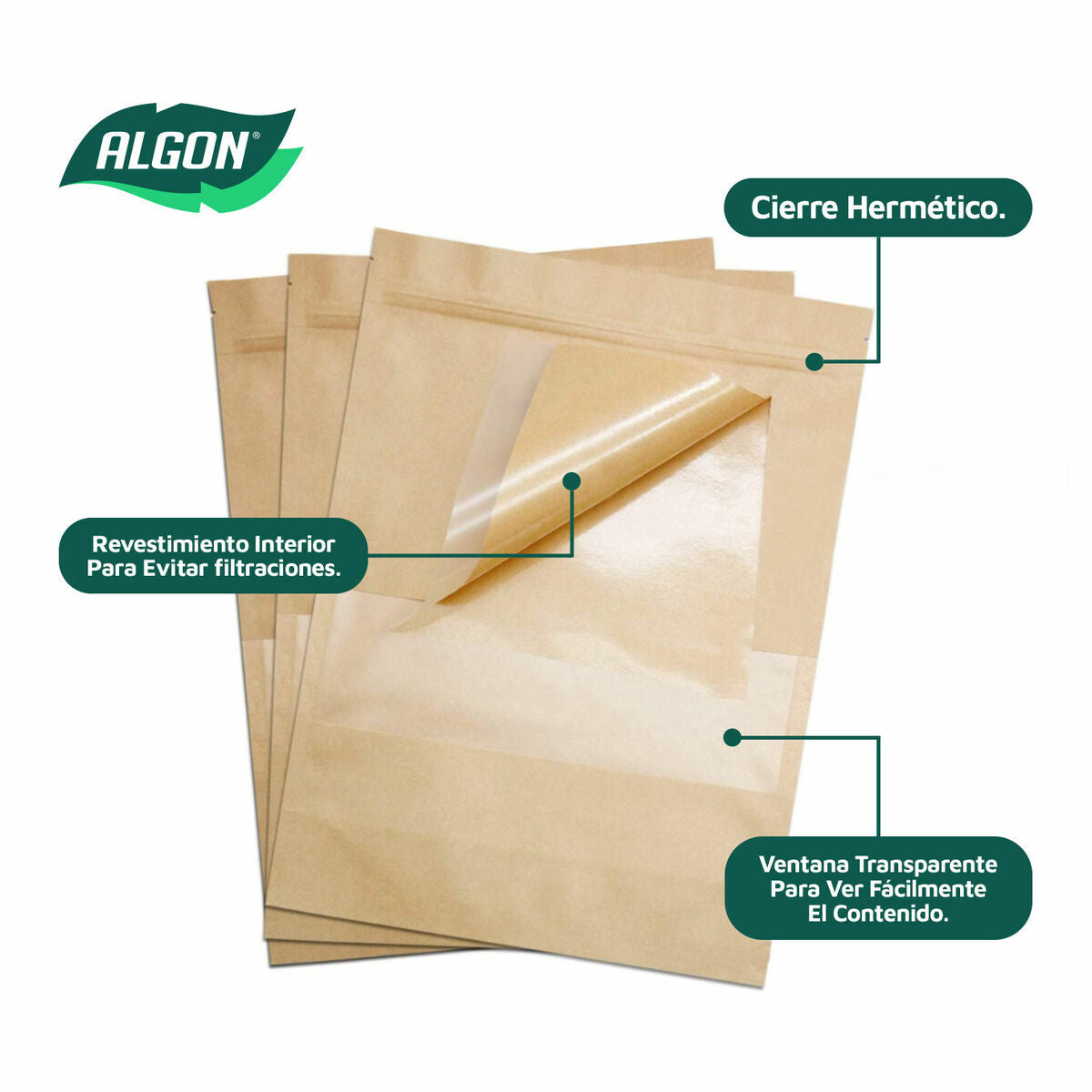 Reusable Food Bag Set Algon Hermetically sealed 23 x 33 x 5 cm (24 Units)