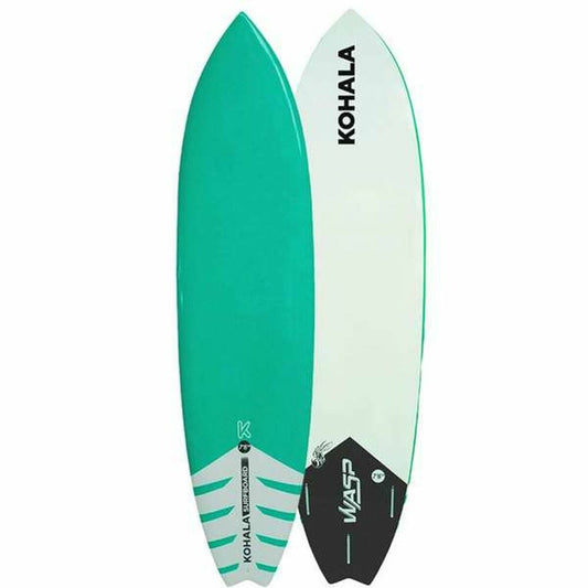 Surf Board Epoxy Surf 7'6" Green Rigid