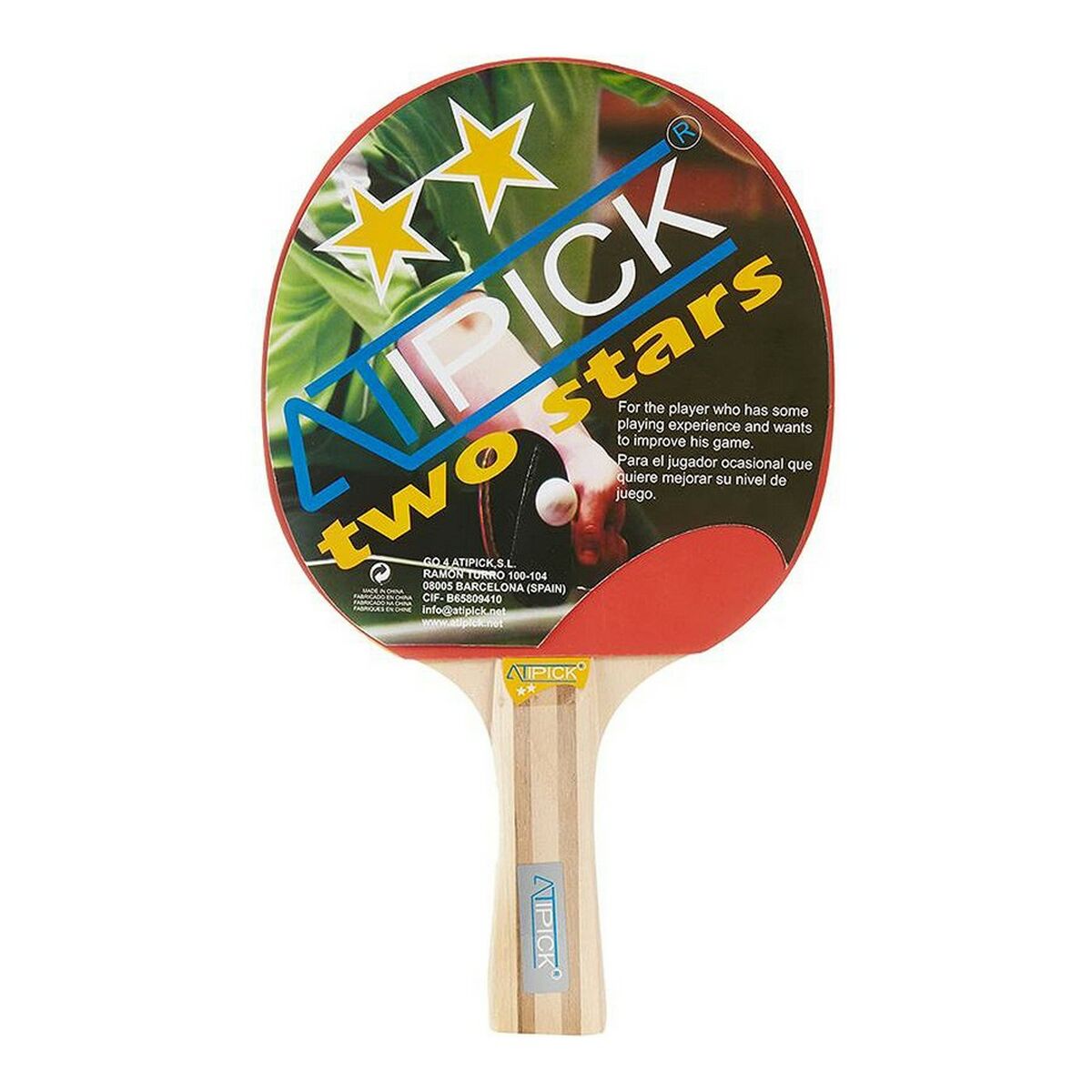 Ping Pong Racket Atipick RQP40400 Beginners