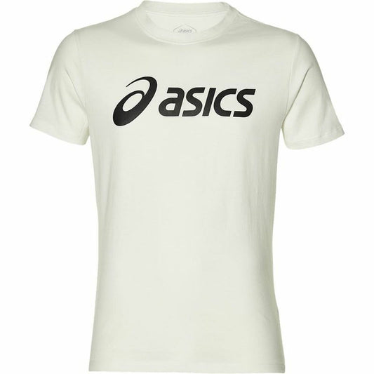 Men’s Short Sleeve T-Shirt Asics Big Logo White