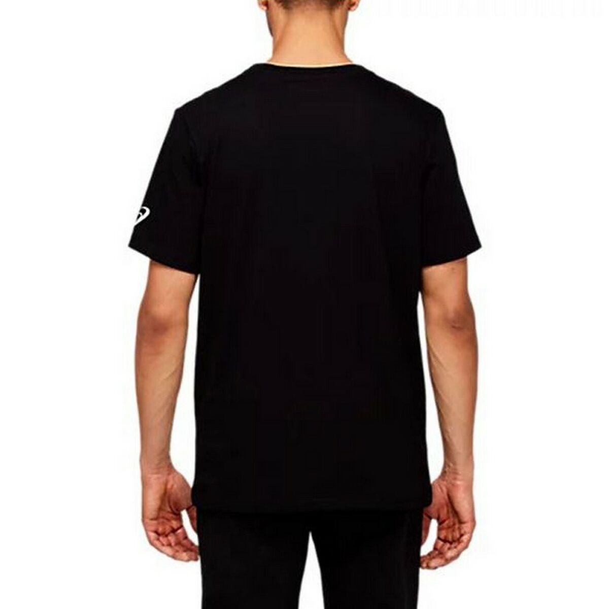 Men’s Short Sleeve T-Shirt Asics Katakana Black
