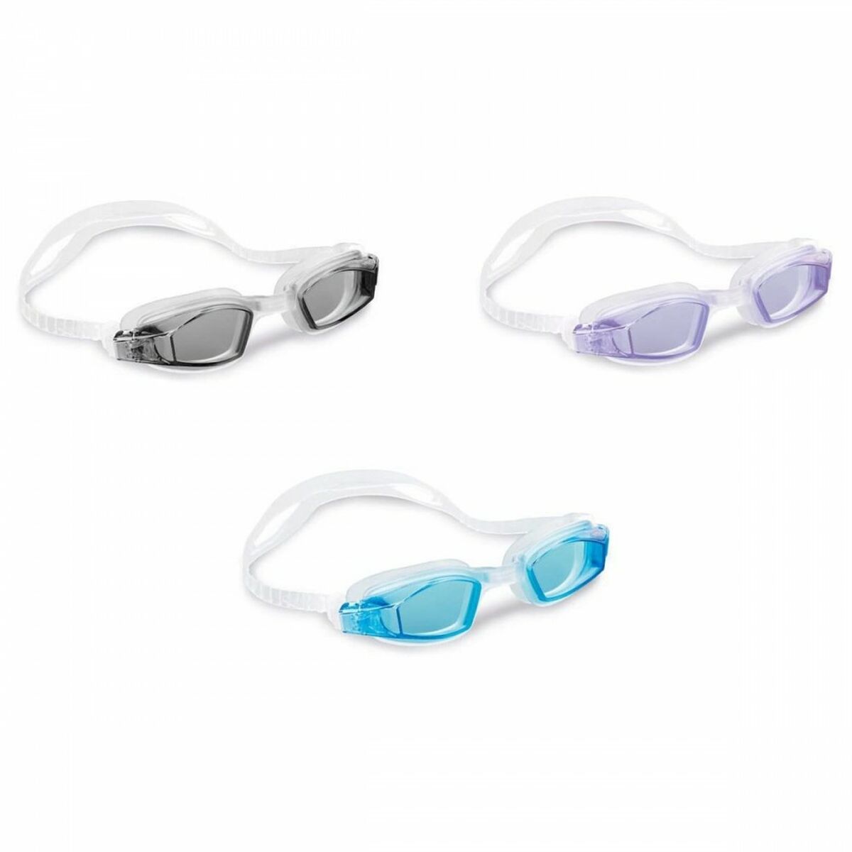 Children's Swimming Goggles Intex Free Style (12 Units)