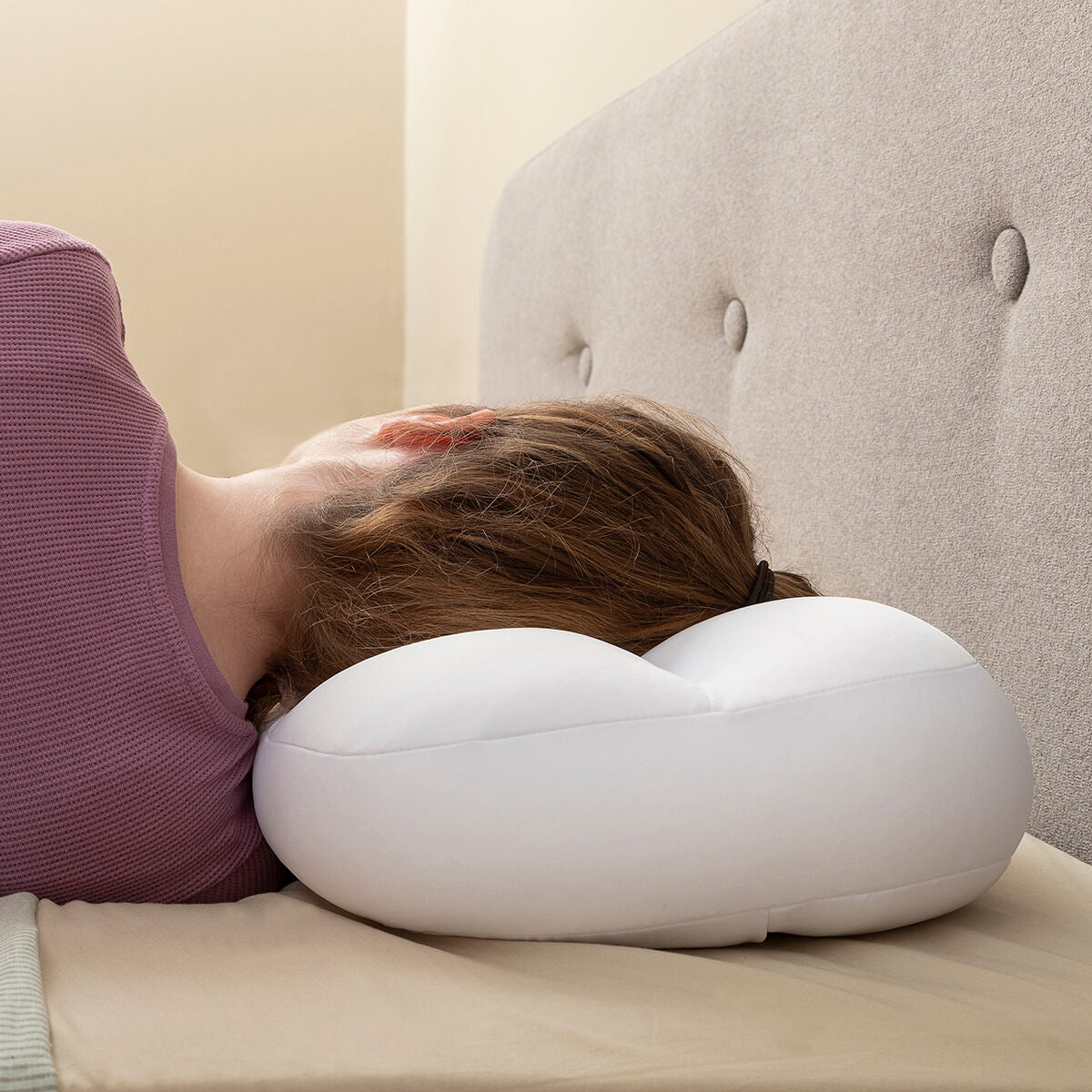 3D Anti-wrinkle Cloud Pillow Wrileep InnovaGoods White Polyester (Refurbished A)