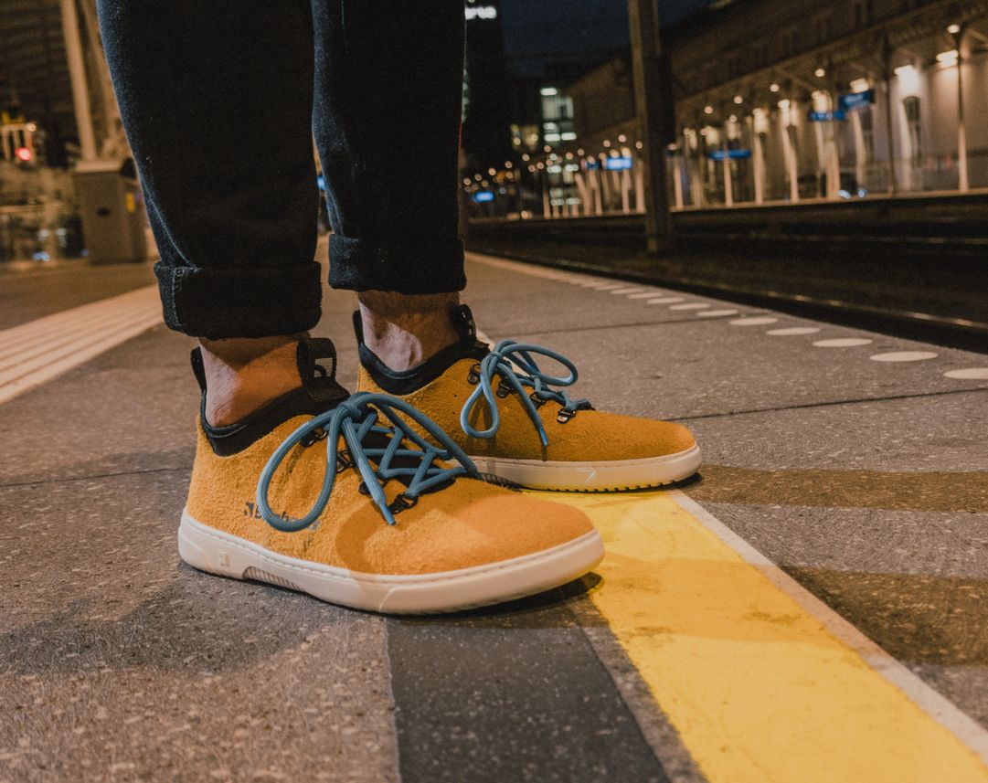 Barefoot Sneakers Barebarics Bronx - Mustard