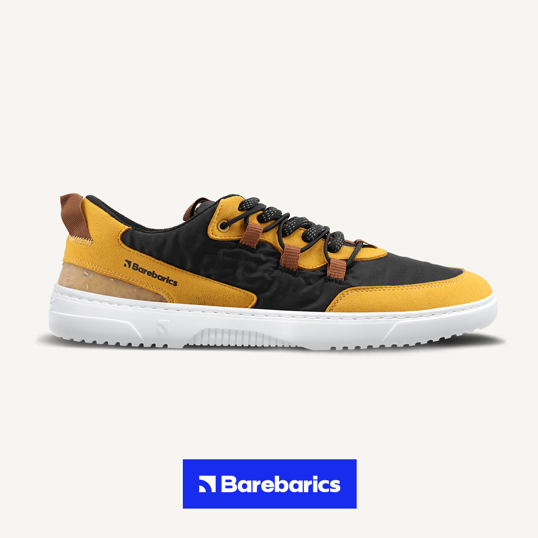 Barefoot Sneakers Barebarics - Revive - Golden Yellow & Black