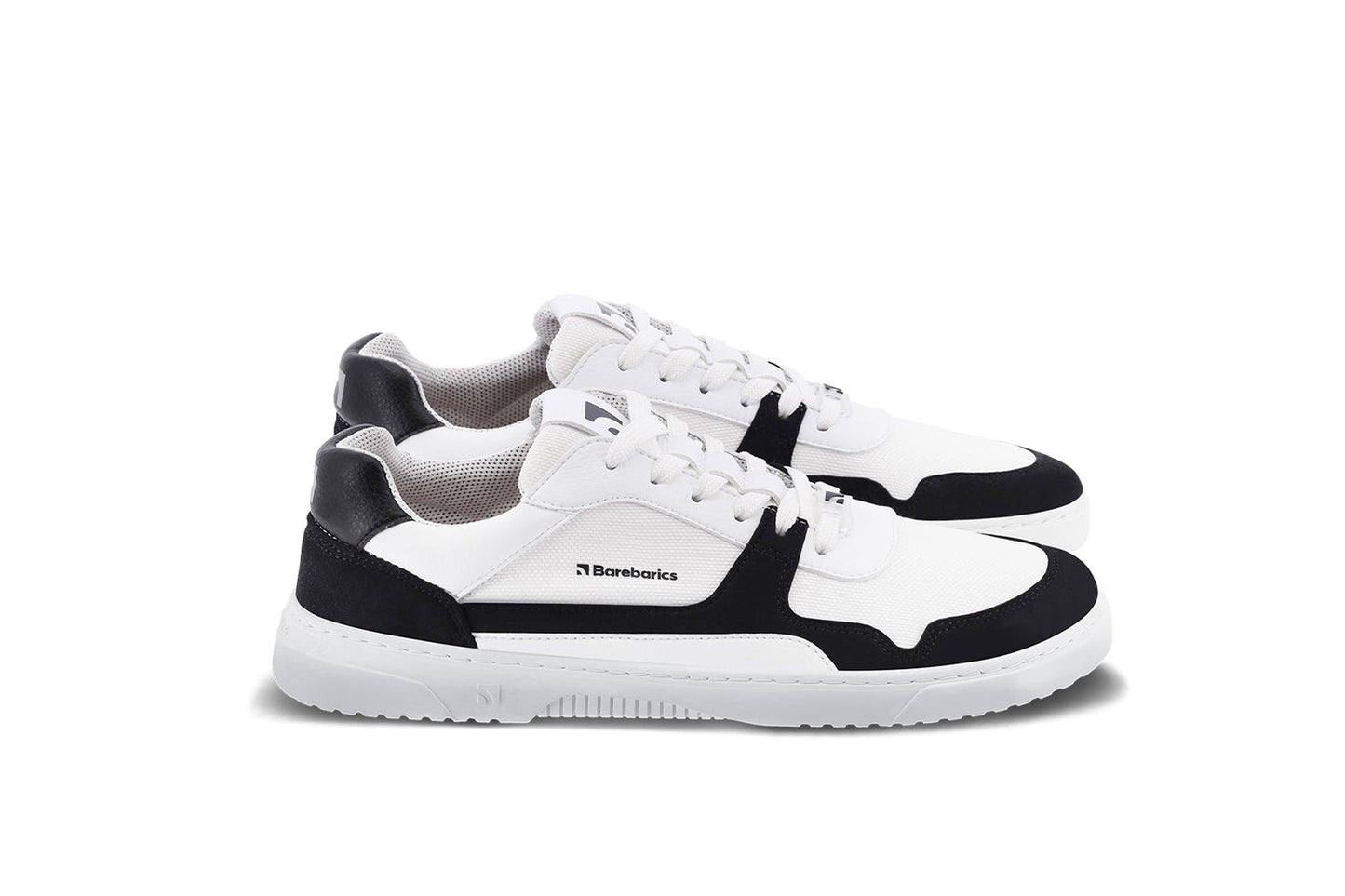 Barefoot Sneakers Barebarics - Zing - White & Black