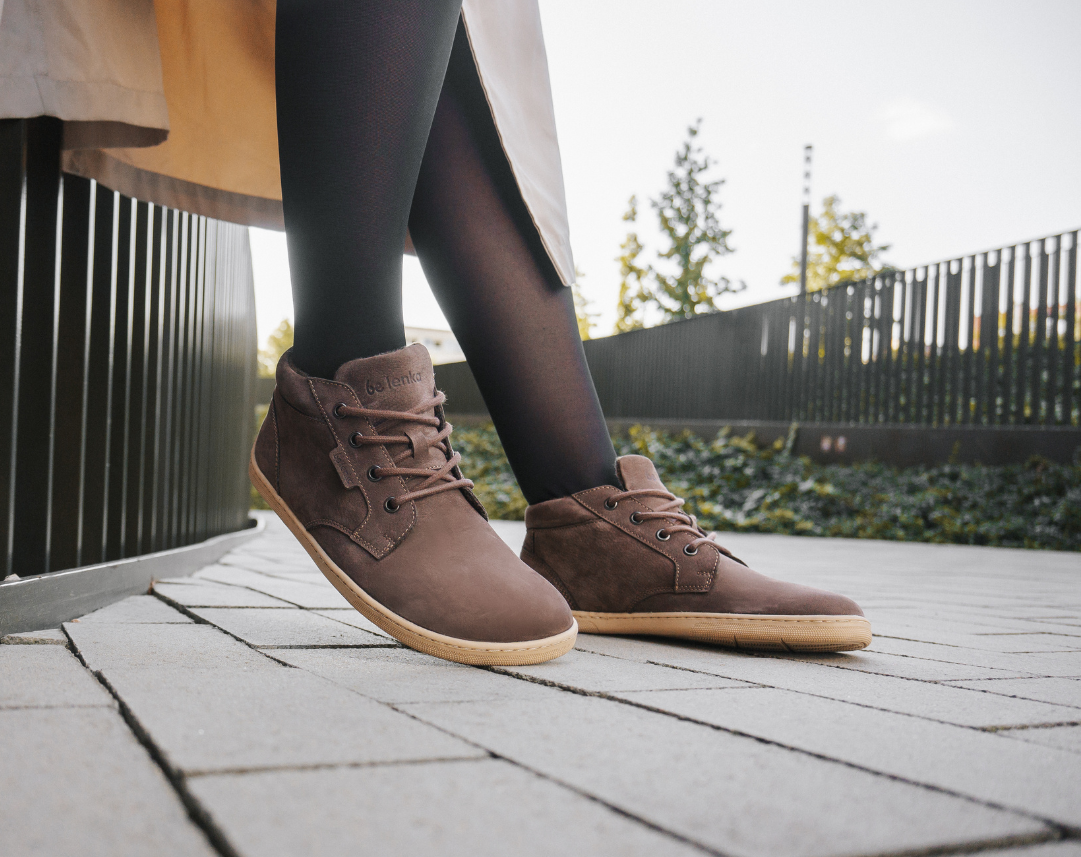 Barefoot Shoes - Be Lenka - Synergy - Fleece - Chocolate & Beige