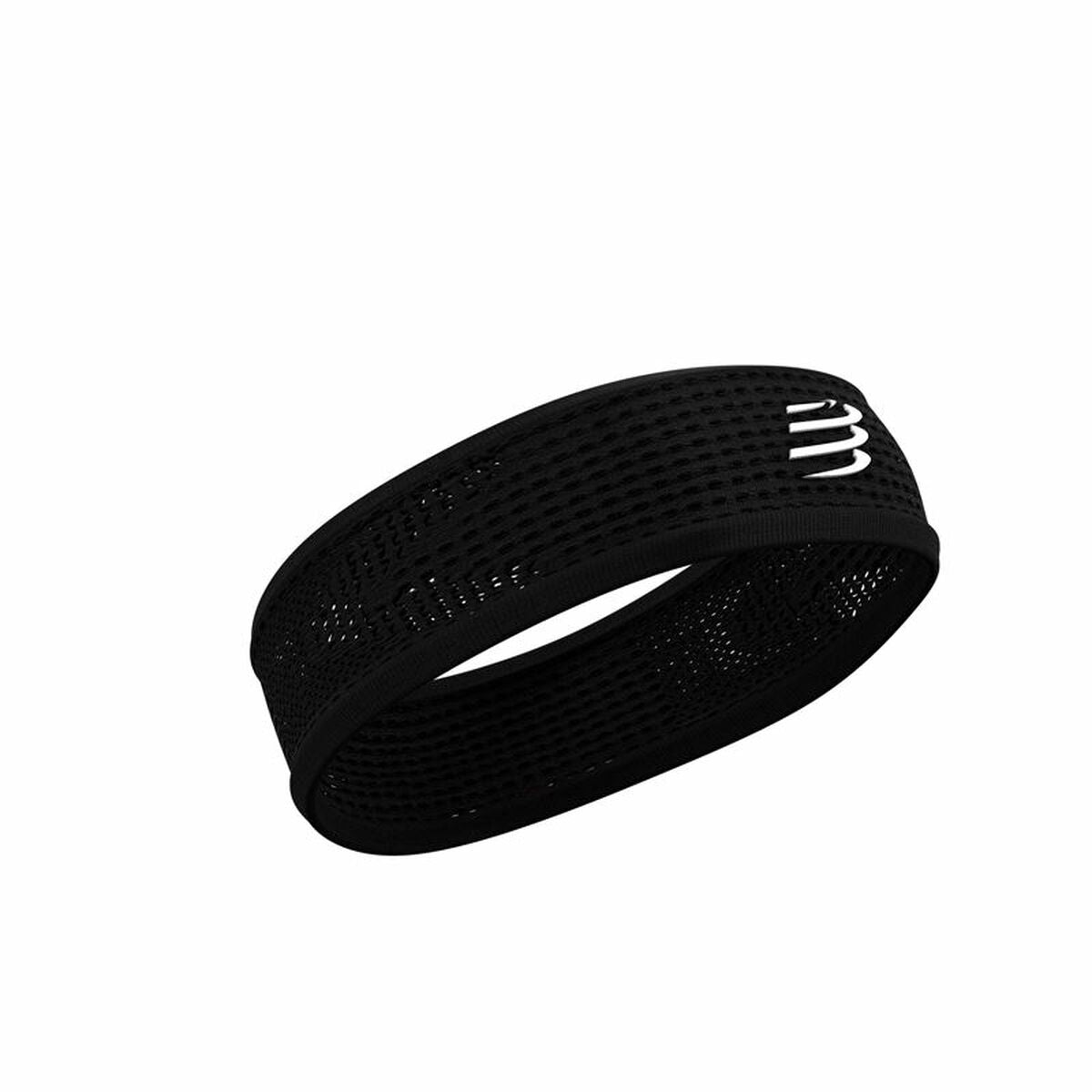 Sports Strip for the Head Compressport Thin On/Off Black