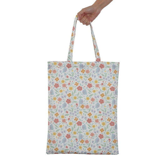 Shopping Bag Versa Flandes Flowers Polyester 36 x 48 x 36 cm