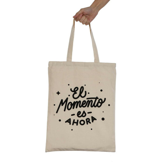 Shopping Bag Versa El momento es ahora Polyester 36 x 48 x 36 cm