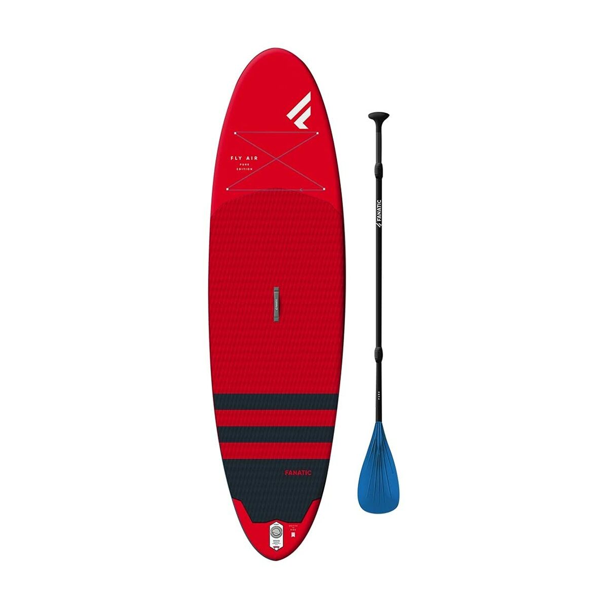 Inflatable Paddle Surf Board with Accessories Fanatic Air Air/Pure Fanatic 9´8 Red