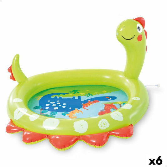 Inflatable Paddling Pool for Children Intex Dinosaur 68 L 119 x 66 x 109 cm Green (6 Units)